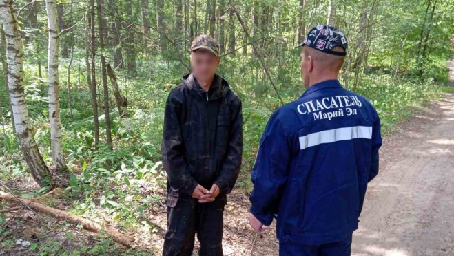 Заблудившегося грибника в Юринском районе спасатели нашли за полчаса