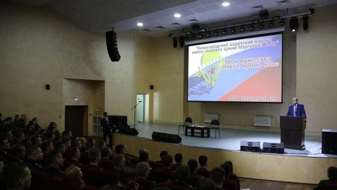 Кадеты Приволжья первыми в стране увидели фильм «Балканский рубеж»