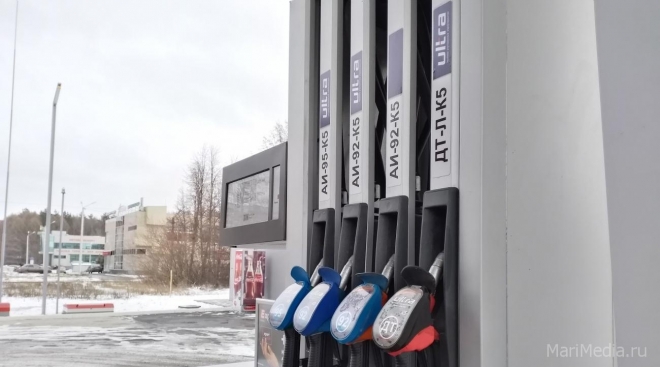 В Марий Эл цены на бензин за месяц выросли в среднем на 3,5%