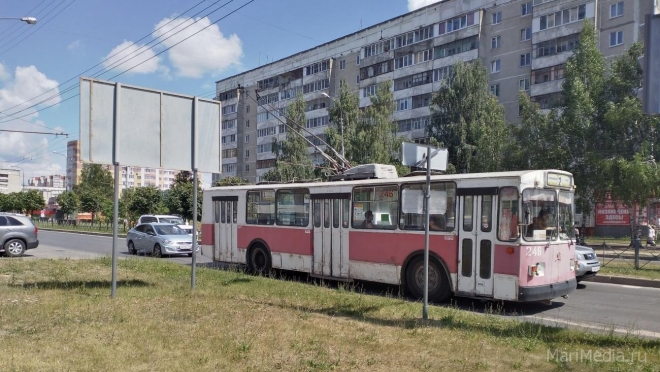 В Йошкар-Оле временно изменена схема движения троллейбуса № 2
