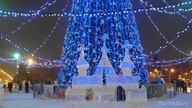 На новогоднее оформление Йошкар-Олы мэрия готова потратить около 1,5 млн рублей