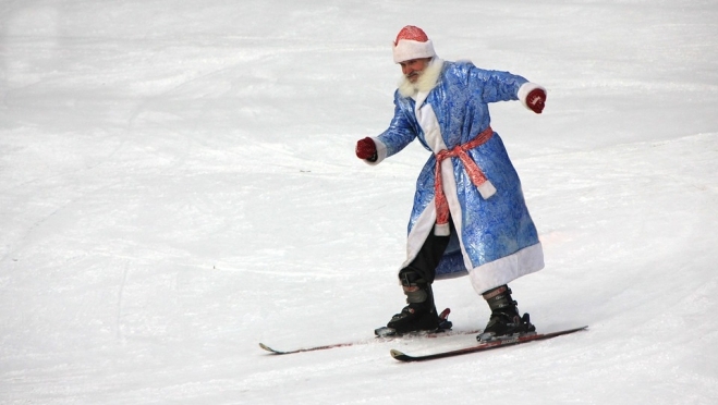 Дед Мороз и Снегурочка открывают Центр активного отдыха в Йошкар-Оле