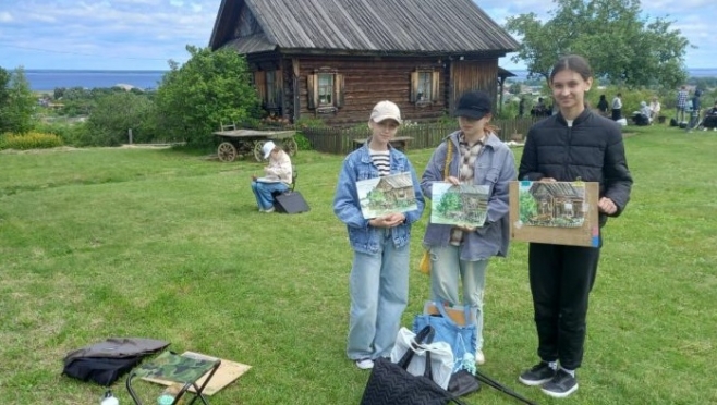 В Марий Эл впервые провели Всемарийский детский пленэр