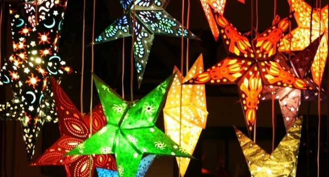 Новогодняя дискотека на площади Ленина