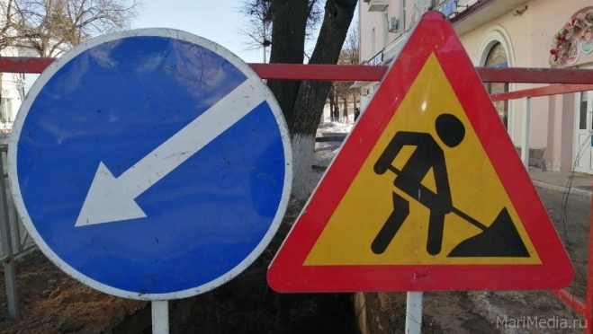В Йошкар-Оле вновь перекрывают для движения улицу Лебедева