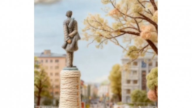 Столицу Нижегородской области связали с помощью пряжи и нейросетей