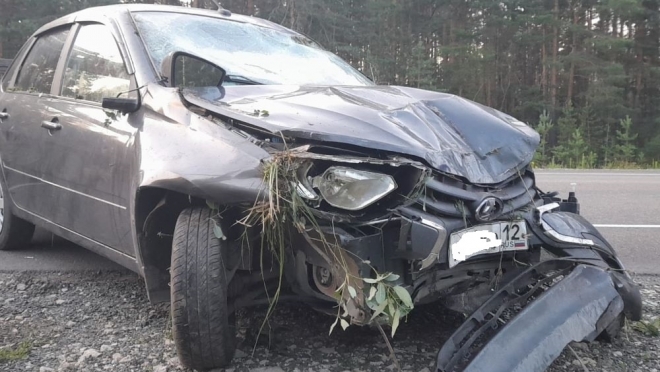 Ночью на 61 км автодороги «Вятка» произошло ДТП