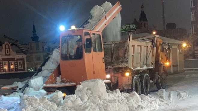 С начала сезона из Йошкар-Олы уже вывезено 812 кубометров снега