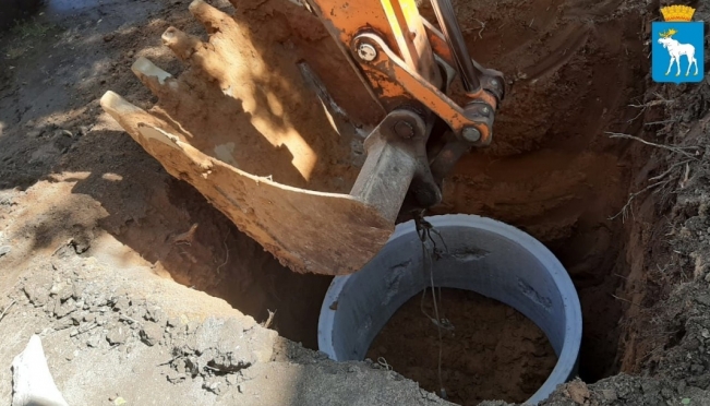 В Йошкар-Оле поэтапно реконструируют систему ливневой канализациии