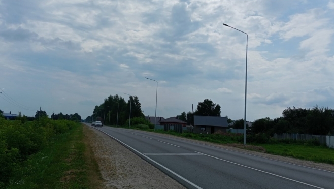 В посёлке Приволжский и деревне Яромор в Волжском районе обустроили освещение