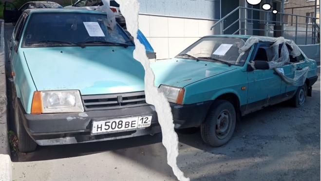 В Йошкар-Оле обнаружен очередной брошенный автомобиль