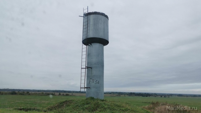 В селе Нурма обнаружена течь холодной воды из водонапорной башни