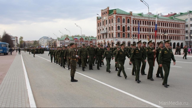 На неделе запланировано две репетиции Парада в Йошкар-Оле