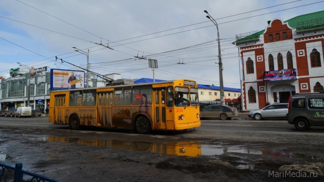 В Йошкар-Оле 2 сентября троллейбусы сойдут с привычных маршрутов