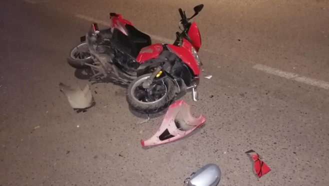 Без прав и шлема: в Волжске несовершеннолетний мопедист попал в аварию