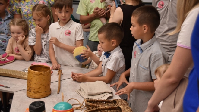 Музей истории города организовал для детей и родителей Царевококшайские забавы