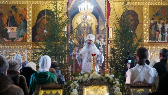 В Рождество митрополит Иоанн будет служить в Благовещенском кафедральном соборе