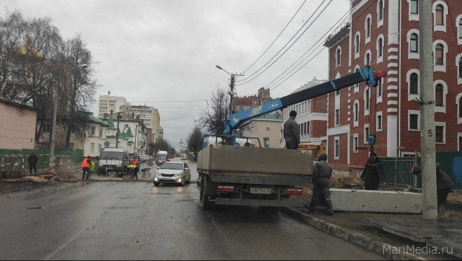 Сегодня днём в Йошкар-Оле будет перекрыт участок улицы Вознесенской