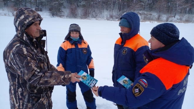 На водоёмах Марий Эл даже в середине зимы есть вероятность провалиться под лёд