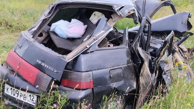 В Новоторъяльском районе в ДТП серьёзно пострадали 44-летний водитель и его 29-летняя пассажирка