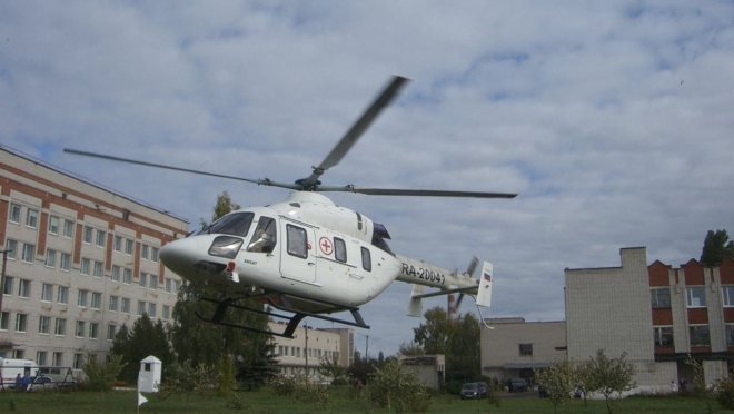 Вертолёт санавиации доставил в Йошкар-Олу пациентку из Козьмодемьянска