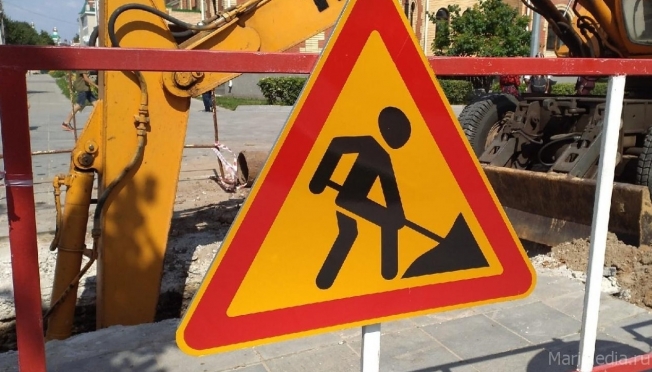 В Йошкар-Оле ограничили движение на участке дороги по улице Волкова