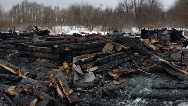В Оршанском районе на пожаре погиб пенсионер