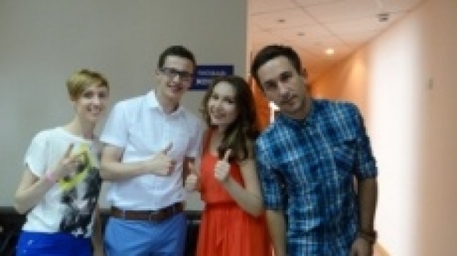 Пицца в студии!