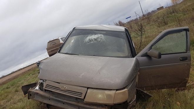 В Марий Эл столкнулись два автомобиля, пострадал водитель одного из них