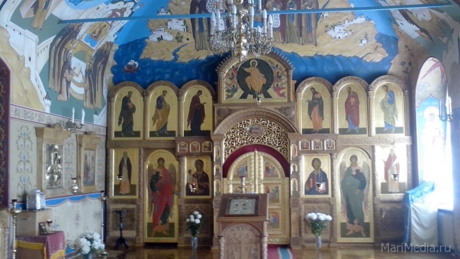 В храмах Марий Эл проходят православные таинства