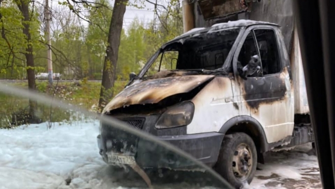 В Марий Эл на Казанском тракте сгорела «ГАЗель»