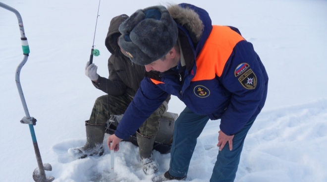 Лёд на реках Марий Эл до сих пор небезопасен