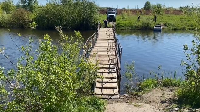 В мэрии Йошкар-Олы сообщили, когда будет установлен понтонный мост