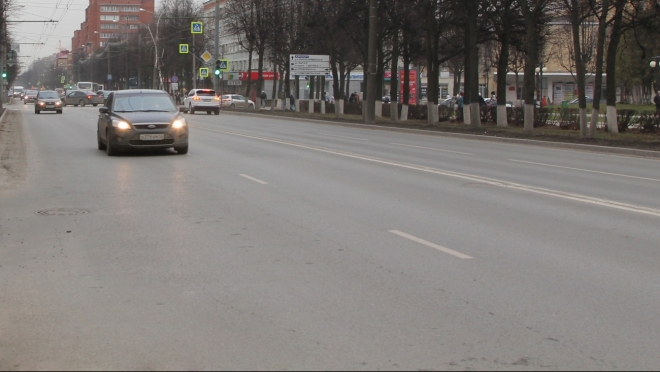 В Йошкар-Оле улицу Первомайскую закатали в два слоя асфальта