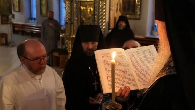 В Никольском кафедральном соборе Волжска совершили монашеский постриг