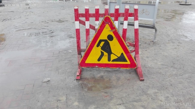 В «Гомзово» из-за аварии на водопроводе перекрыто движение по улице Красноармейской