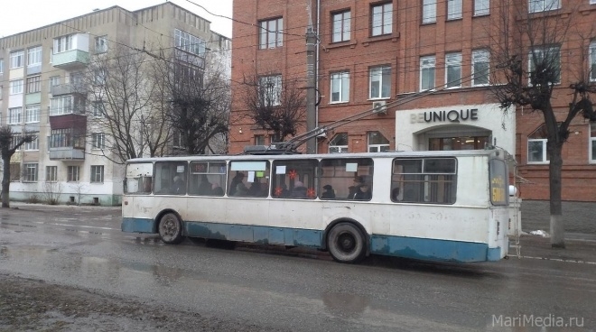 В Йошкар-Оле троллейбусов на маршрутах станет меньше