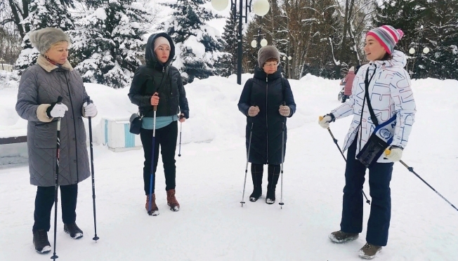 В январе для йошкаролинцев проведут бесплатные МК по скандинавской ходьбе