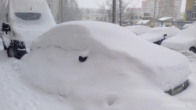 В Марий Эл высота снежного покрова достигает 35-40 сантиметров