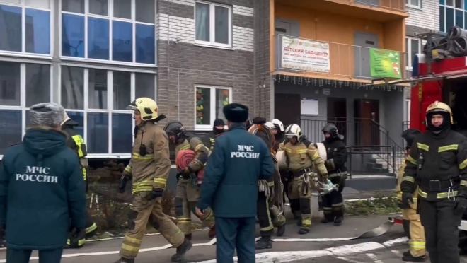 Пожарные навели суету на Ясной поляне в посёлке Медведево