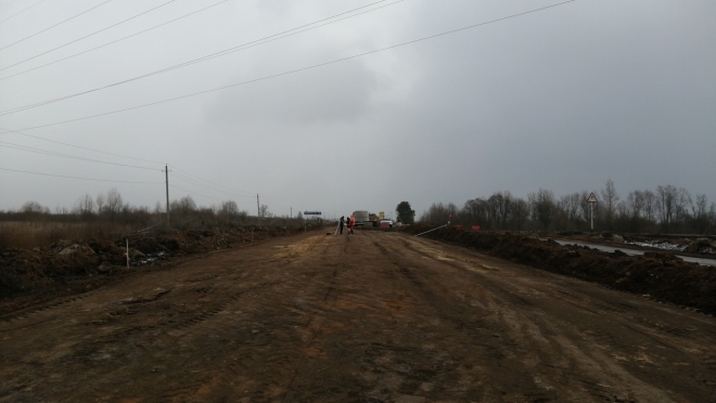 В Оршанском районе ремонтируют дорогу «Воробьи – Табашино»