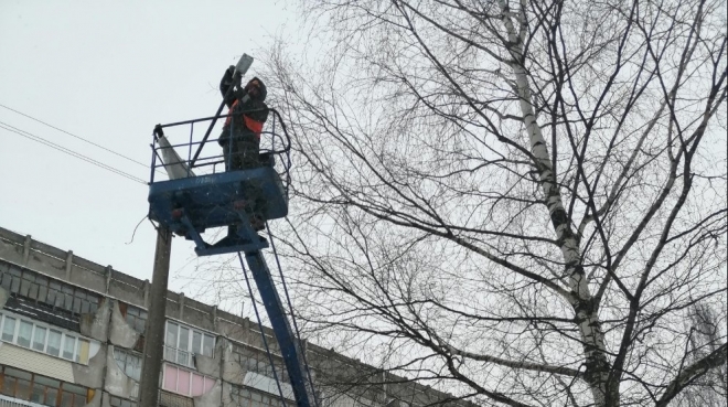 В йошкар-олинских дворах появились светодиодные светильники