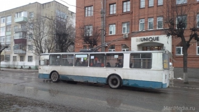 В Йошкар-Оле временно изменился маршрут троллейбуса №11