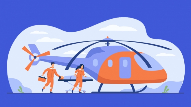 Вертолёт санавиации доставил в Пензу младенца с врождённым пороком сердца из Йошкар-Олы