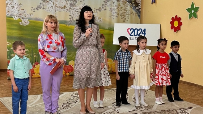В детском саду Йошкар-Олы открыли Год семьи