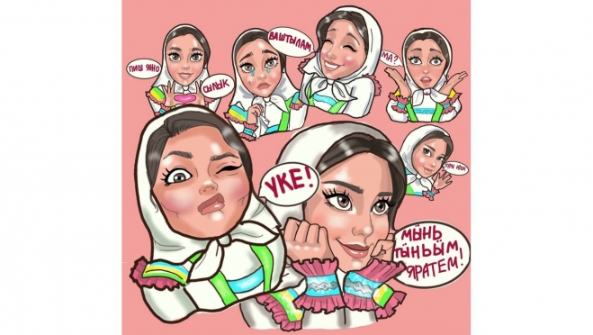 Горномарийские стикеры появились в Telegram