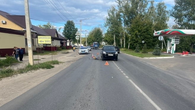 В Волжске иномарка сбила велосипедиста