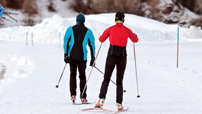 В Волжске  соревновались лыжники-гонщики