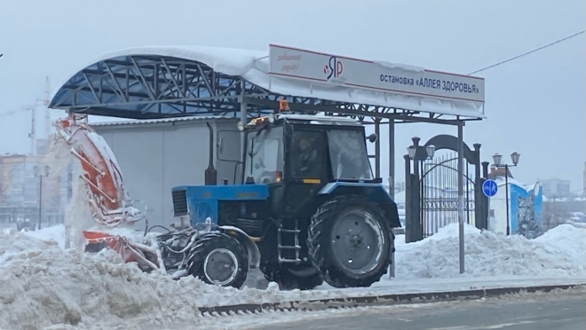 С начала снежного сезона из Йошкар-Олы вывезли 134 000 кубометров снега