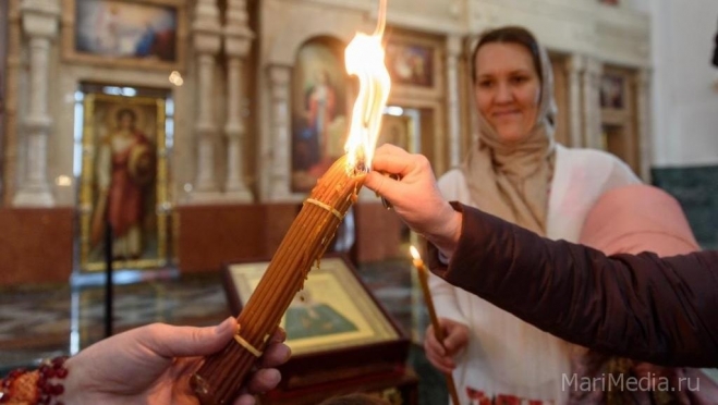 В Марий Эл доставили Благодатный огонь